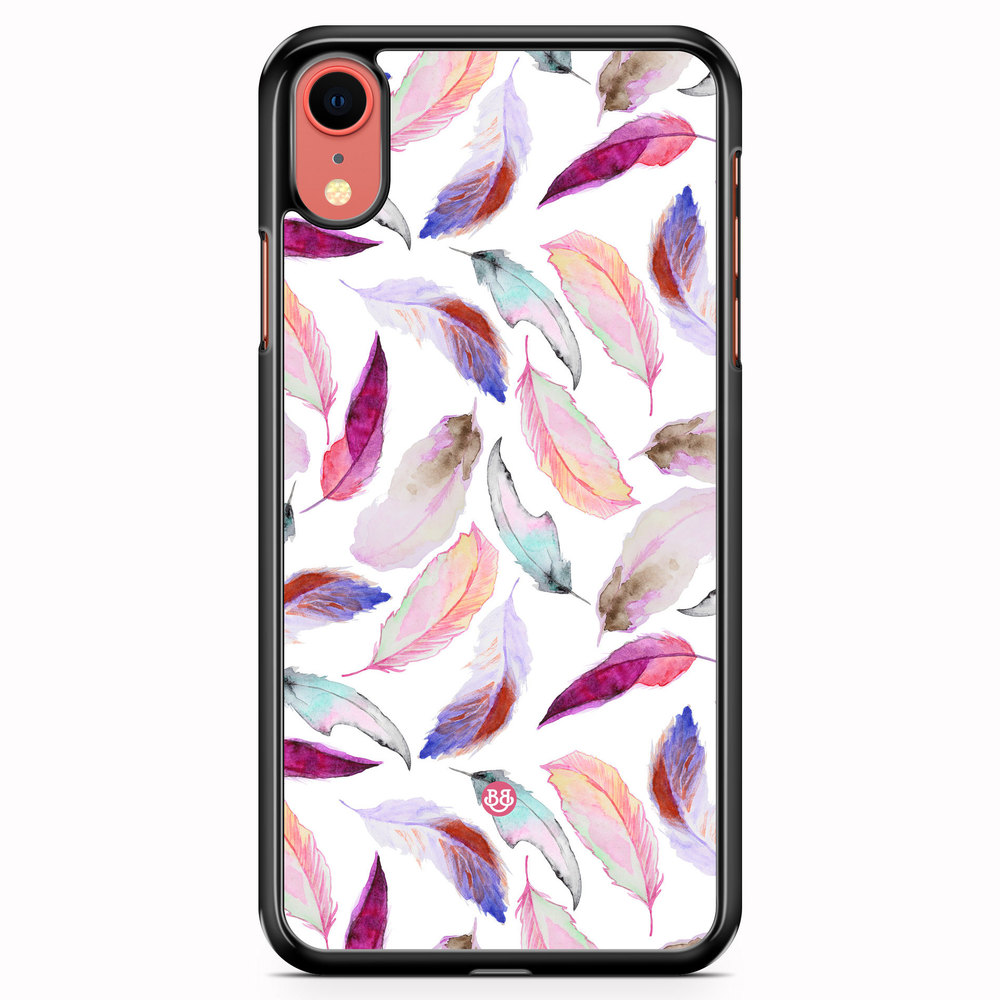 iPhone XR Case - Watercolor Feathers