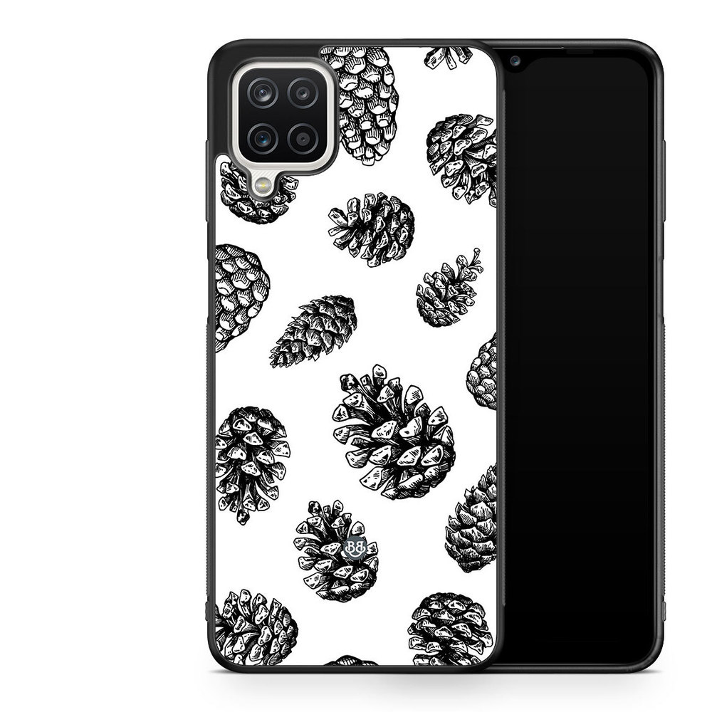 Samsung Galaxy A12 Case - Pine Cone Pattern