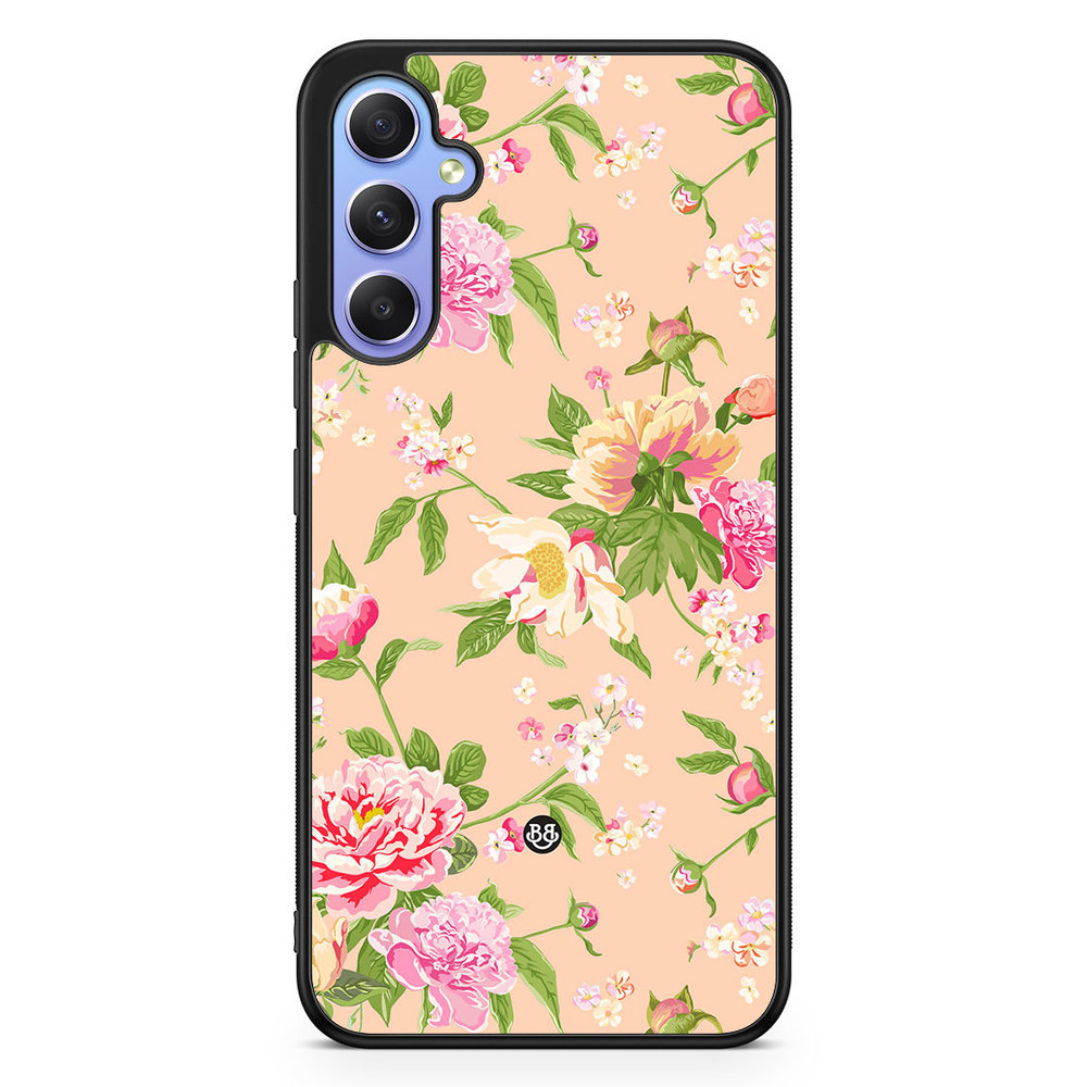 Samsung Galaxy A34 5G Case - Peony Flowers