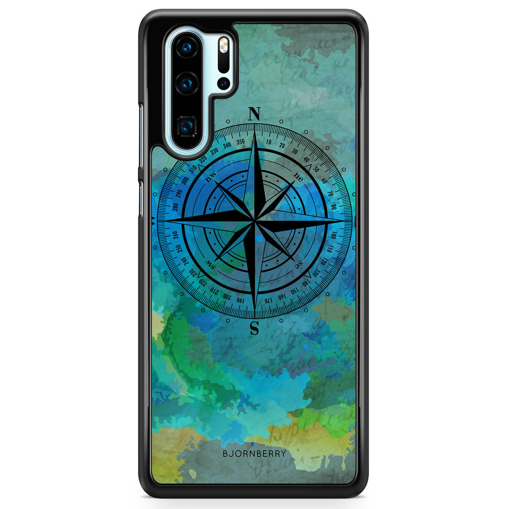 Huawei P30 Pro Case - Compass Background