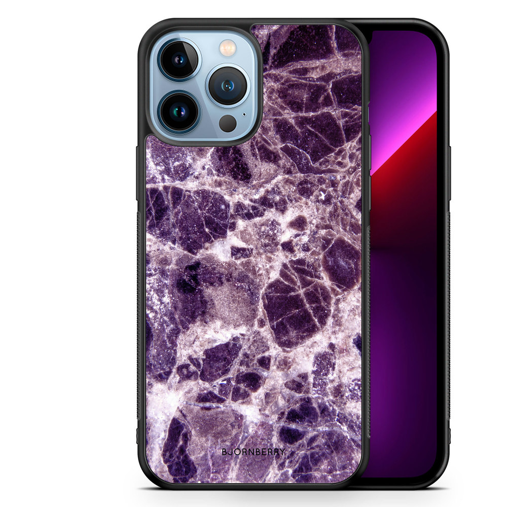 iPhone 13 Pro Max Case - Purple Marble