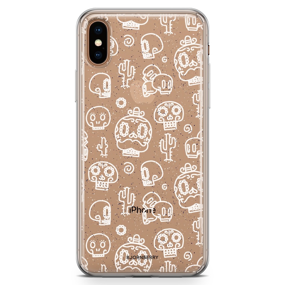 iPhone Xs Max Fashion Case - Oldschool Skulls