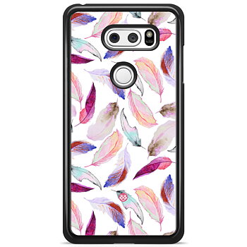 LG V30 Case - Watercolor Feathers