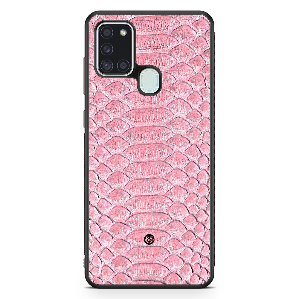 Samsung Galaxy A21s Case - Salmon Snake