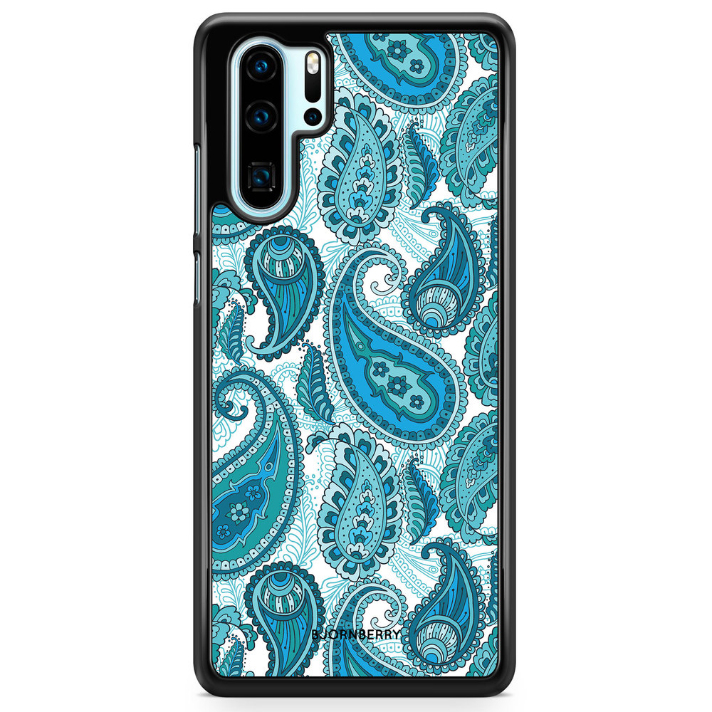 Huawei P30 Pro Case - Blue Paisley