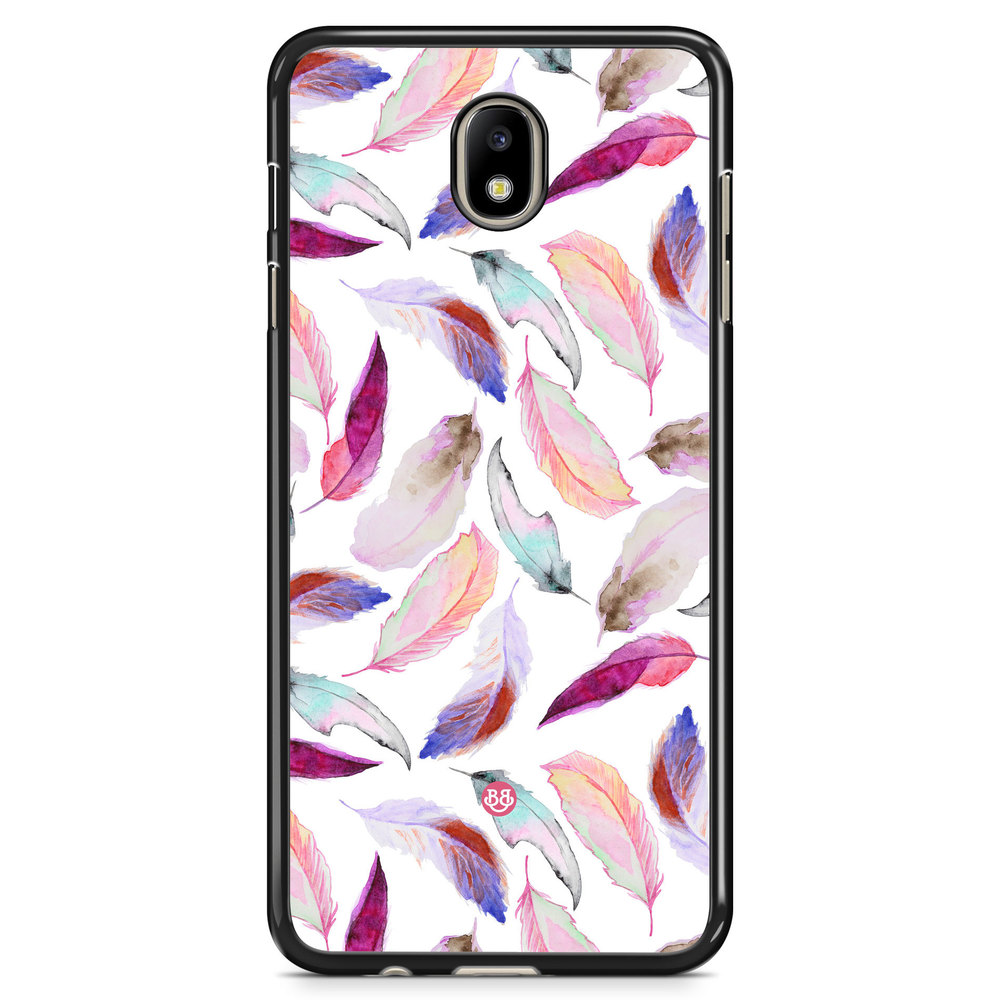 Samsung Galaxy J7 (2017) Case - Watercolor Feathers
