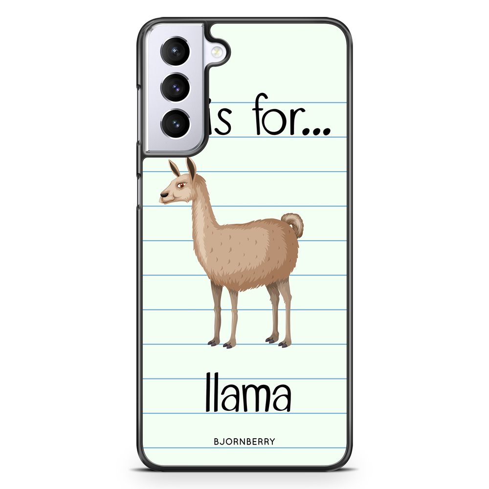 Samsung Galaxy S21 Plus Case - L Is For Llama