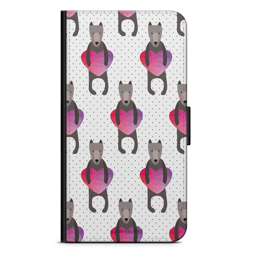 Huawei P9 Plus Wallet Case - Romantic Dogs