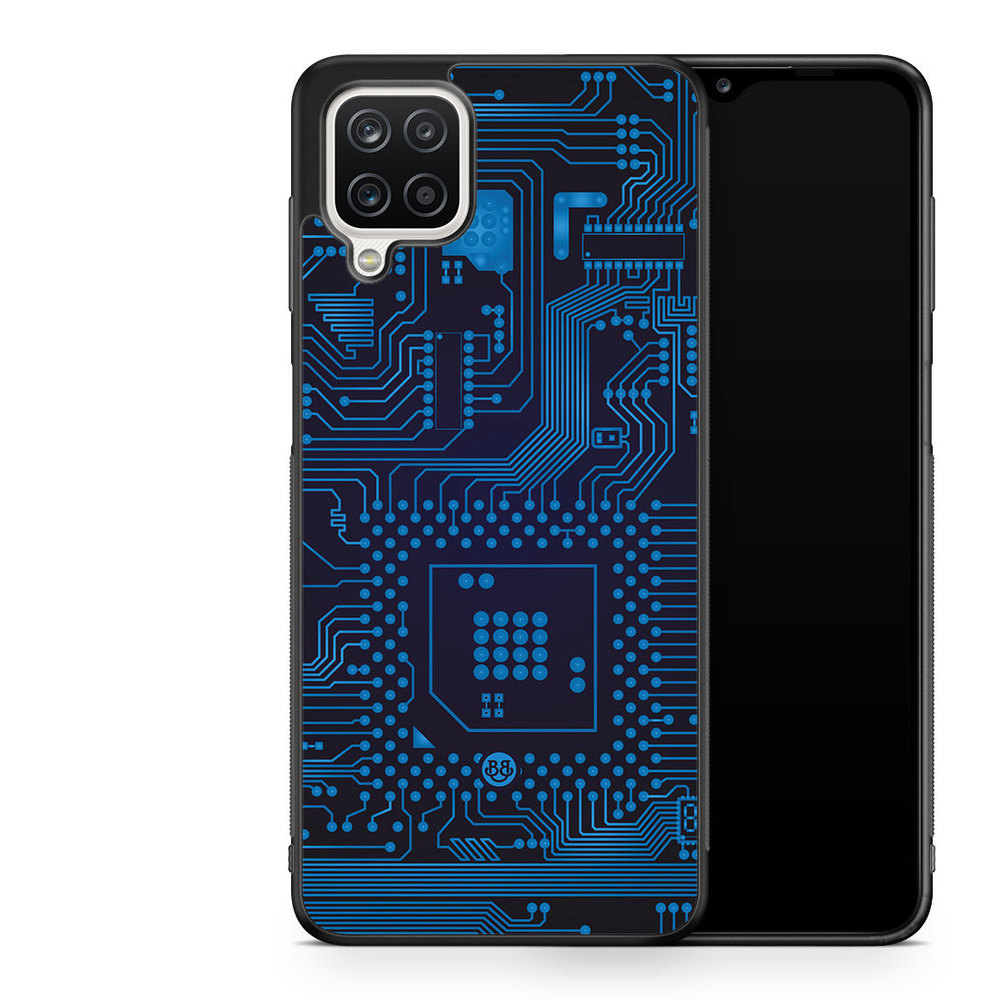 Samsung Galaxy A12 Case - Circuit Board