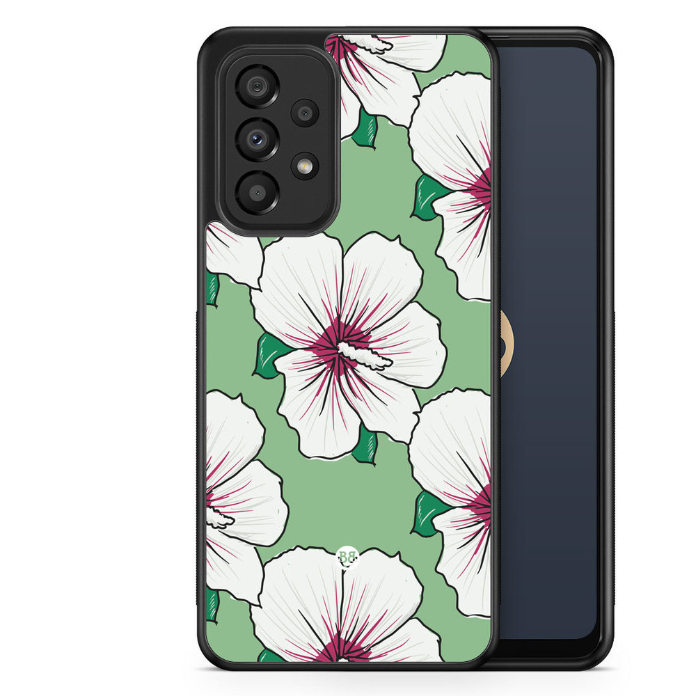 Samsung Galaxy A33 5G Case - Creamy White Flowers