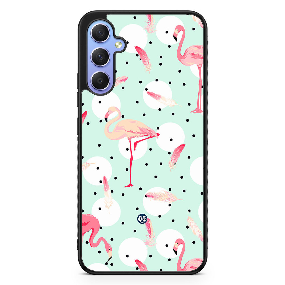 Samsung Galaxy A34 5G Case - Flamingos