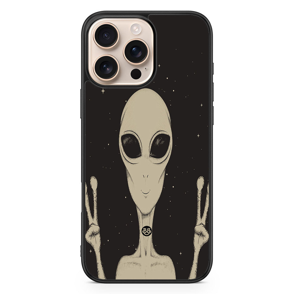 iPhone 16 Pro Max Case - Peace Alien