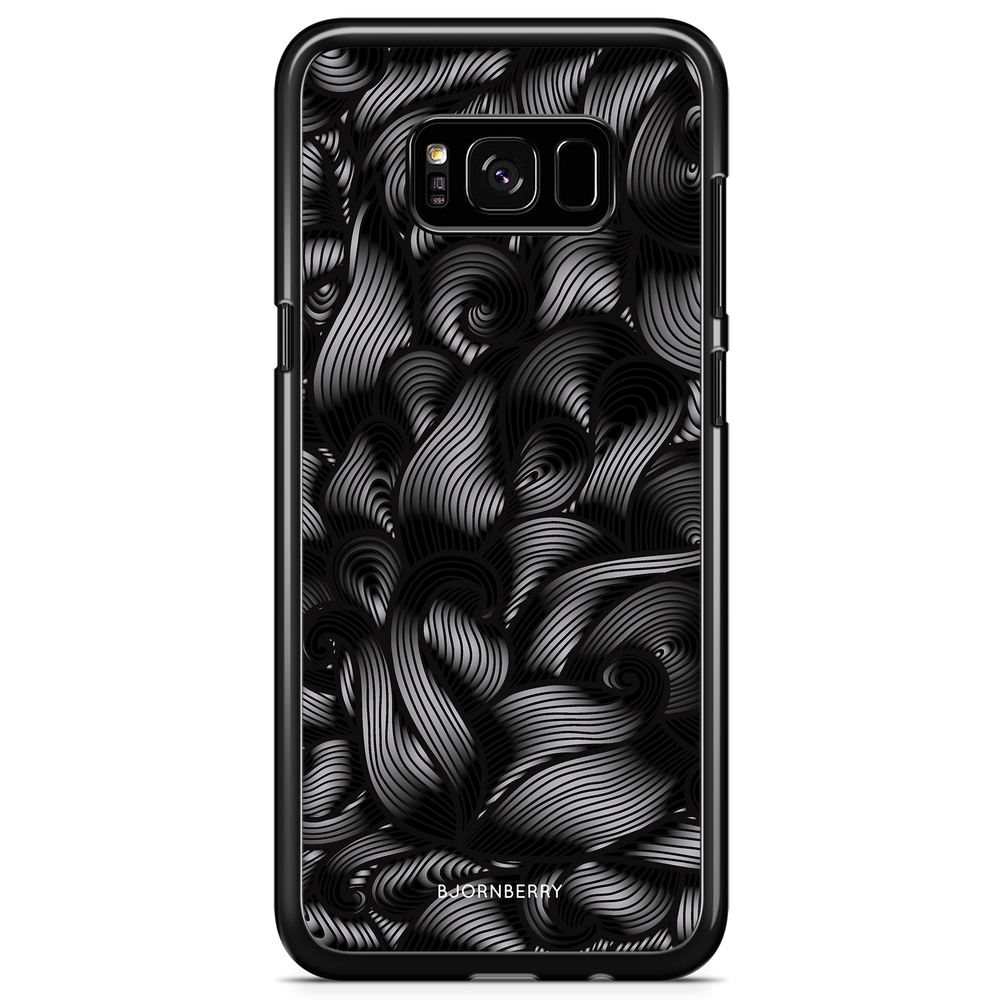 Samsung Galaxy S8 Case - Black Waves