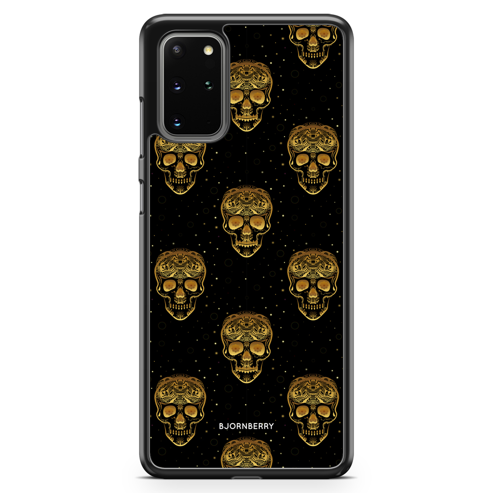 Samsung Galaxy S20 Plus Case - Gold Skulls