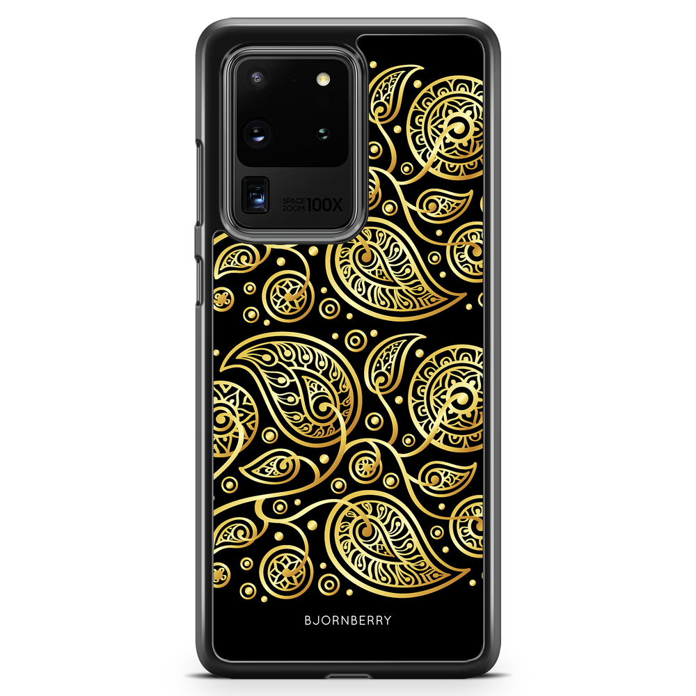 Samsung Galaxy S20 Ultra Case - Gold Flowers