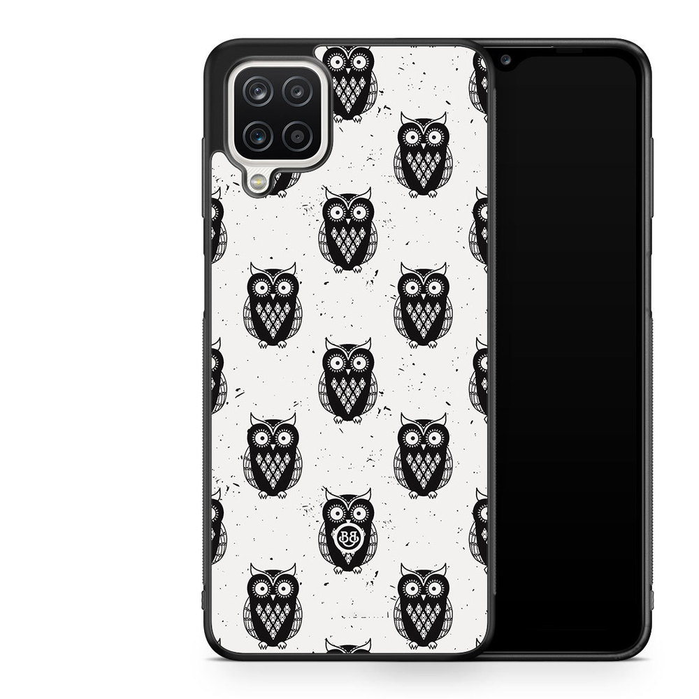 Samsung Galaxy A12 Case - Owls