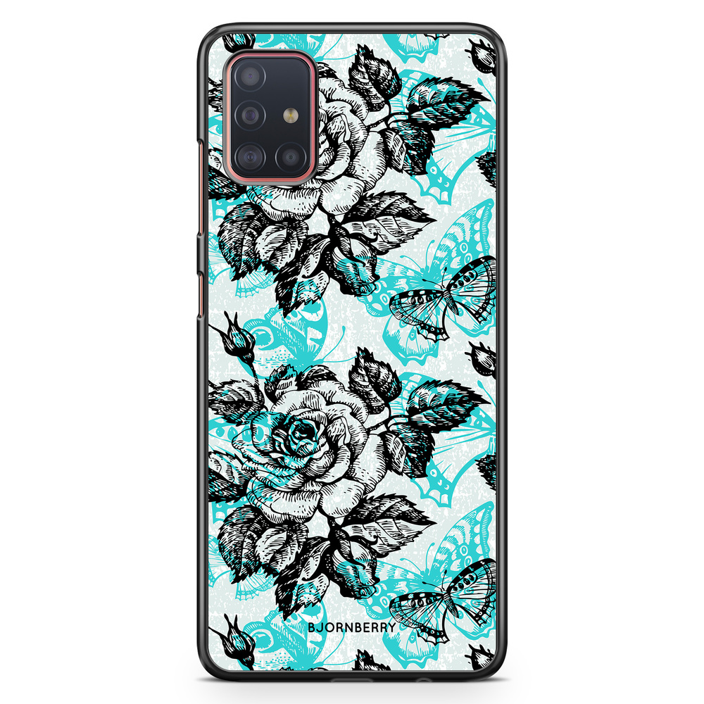 Samsung Galaxy A51 Case - Roses & Butterflies