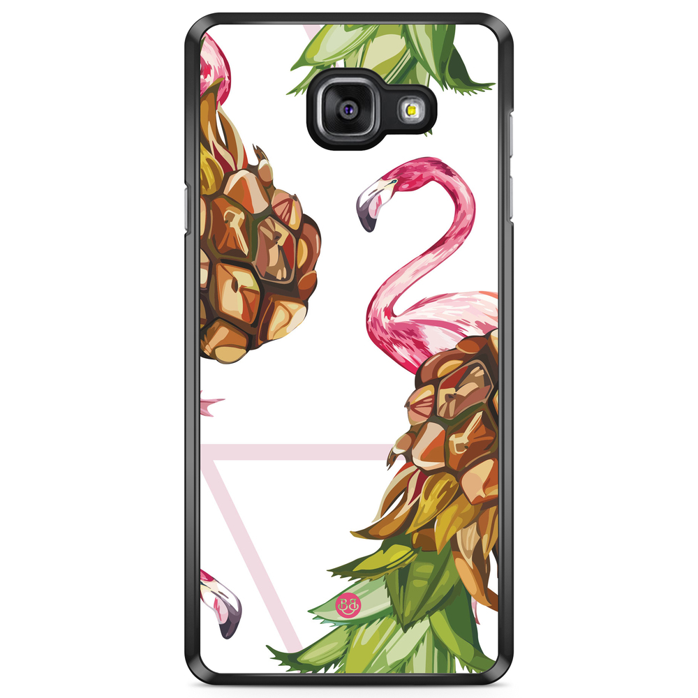 Samsung Galaxy A5 6 (2016) Case - Pineapple & Flamingo