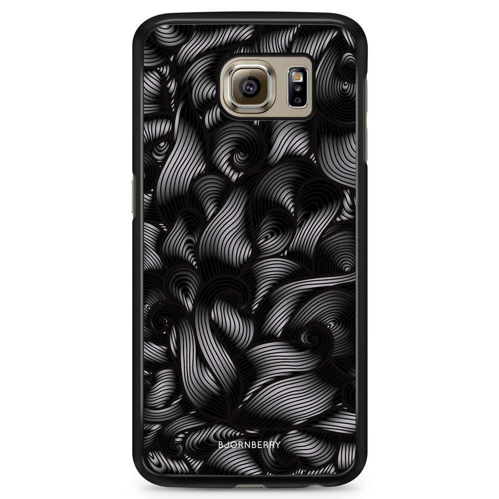 Samsung Galaxy S6 Case - Black Waves