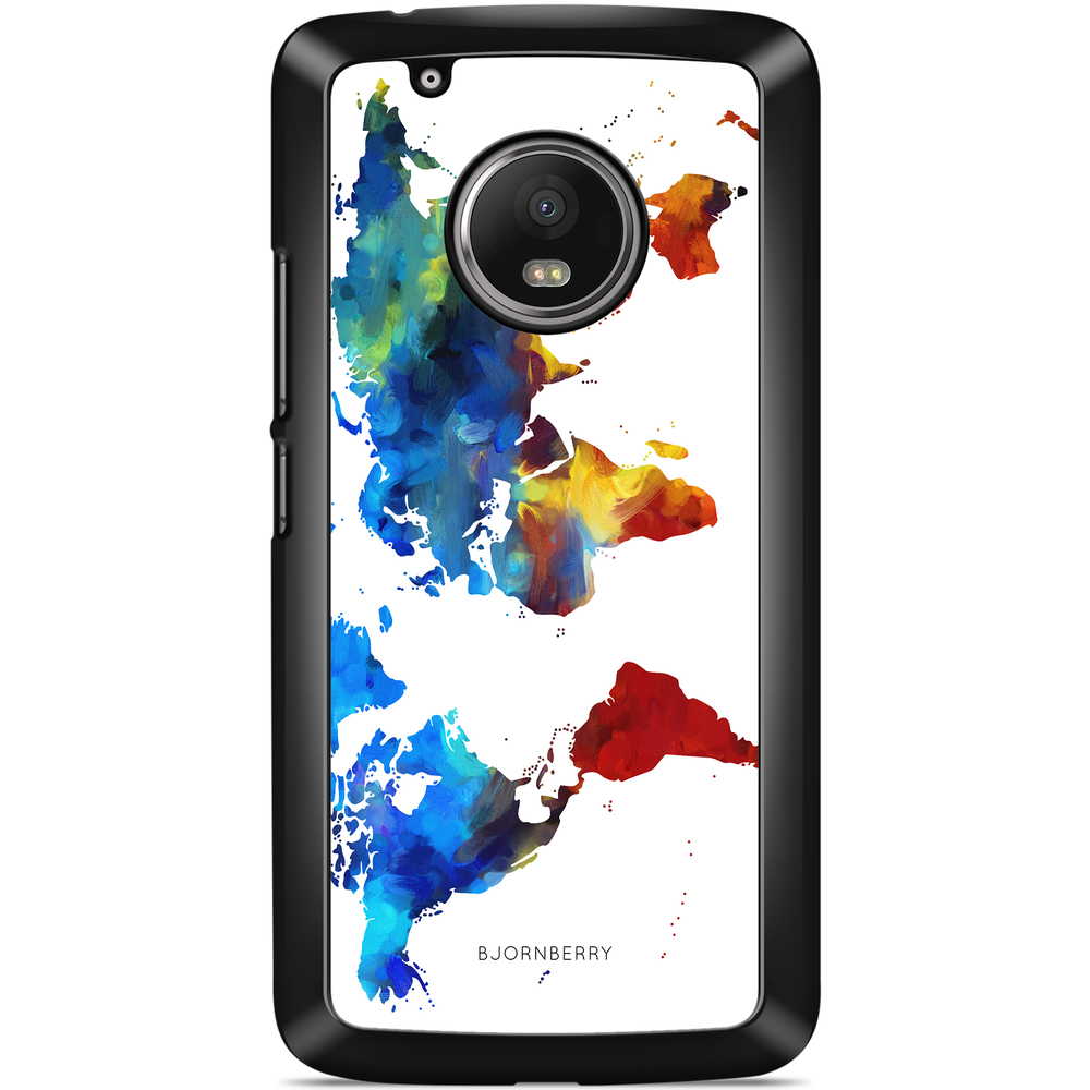Motorola/Lenovo Moto G5 Case - World Map