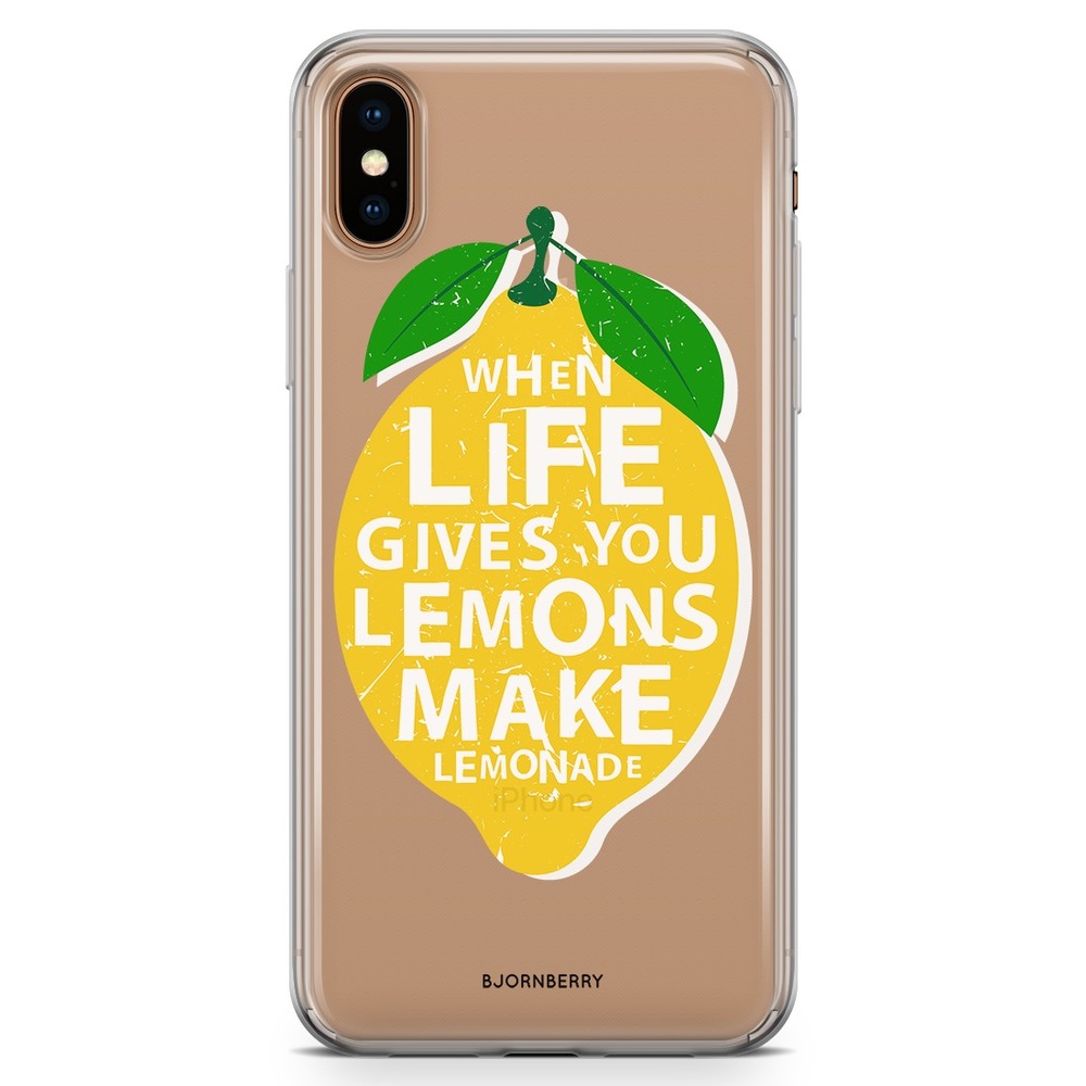 iPhone Xs Max Fashion Case - Lemonade
