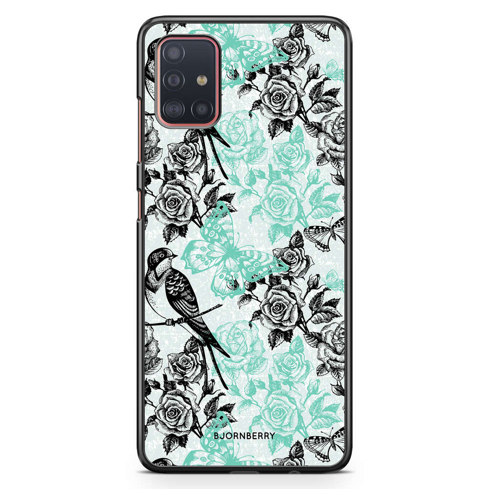 Samsung Galaxy A51 Case - Birds & Roses