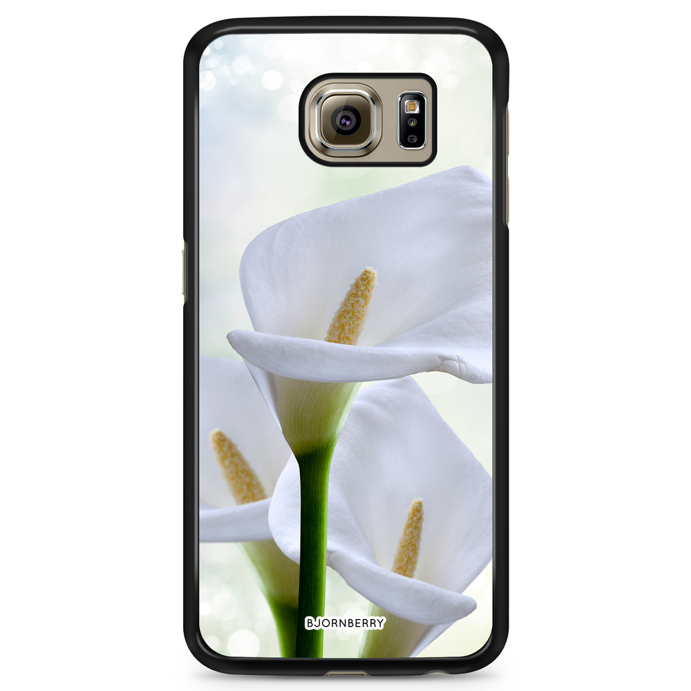 Samsung Galaxy S6 Case - White flower