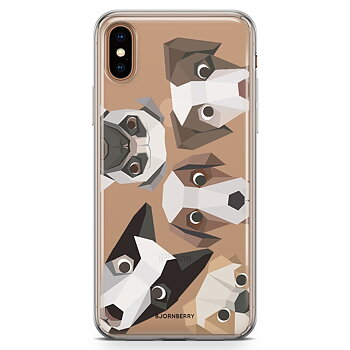 iPhone Xs Max Fashion Case - Cartoon Dogs