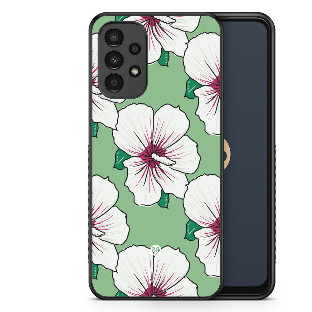 Samsung Galaxy A13 Case - Creamy White Flowers