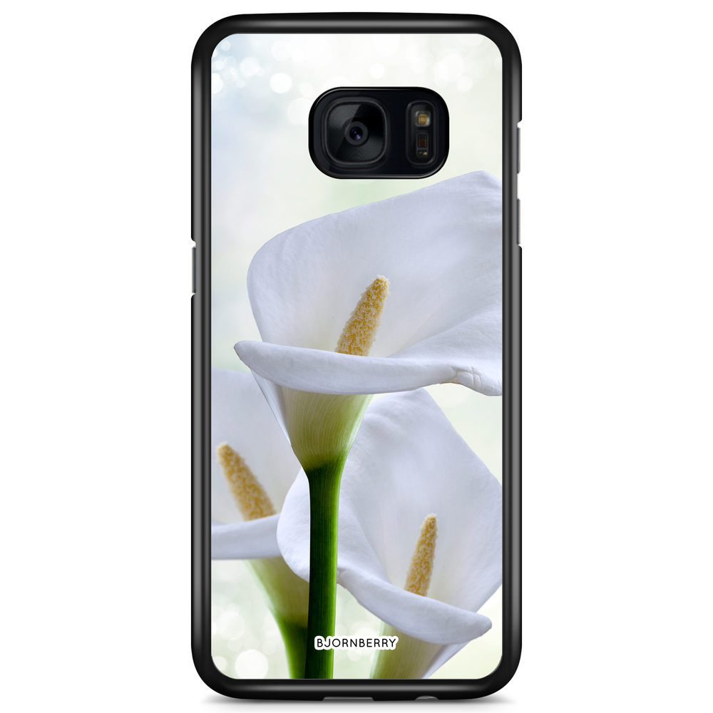 Samsung Galaxy S7 Case - White flower