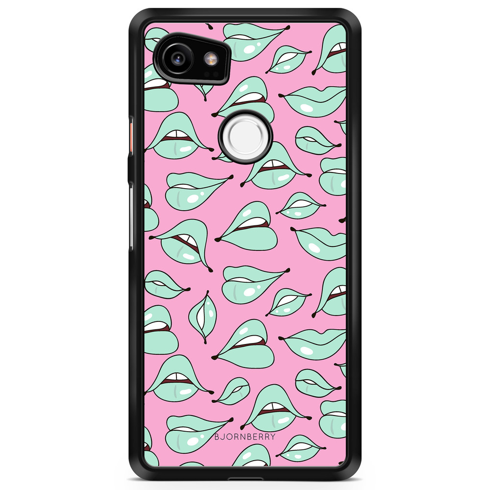 Google Pixel 2 XL Case - Green Lips