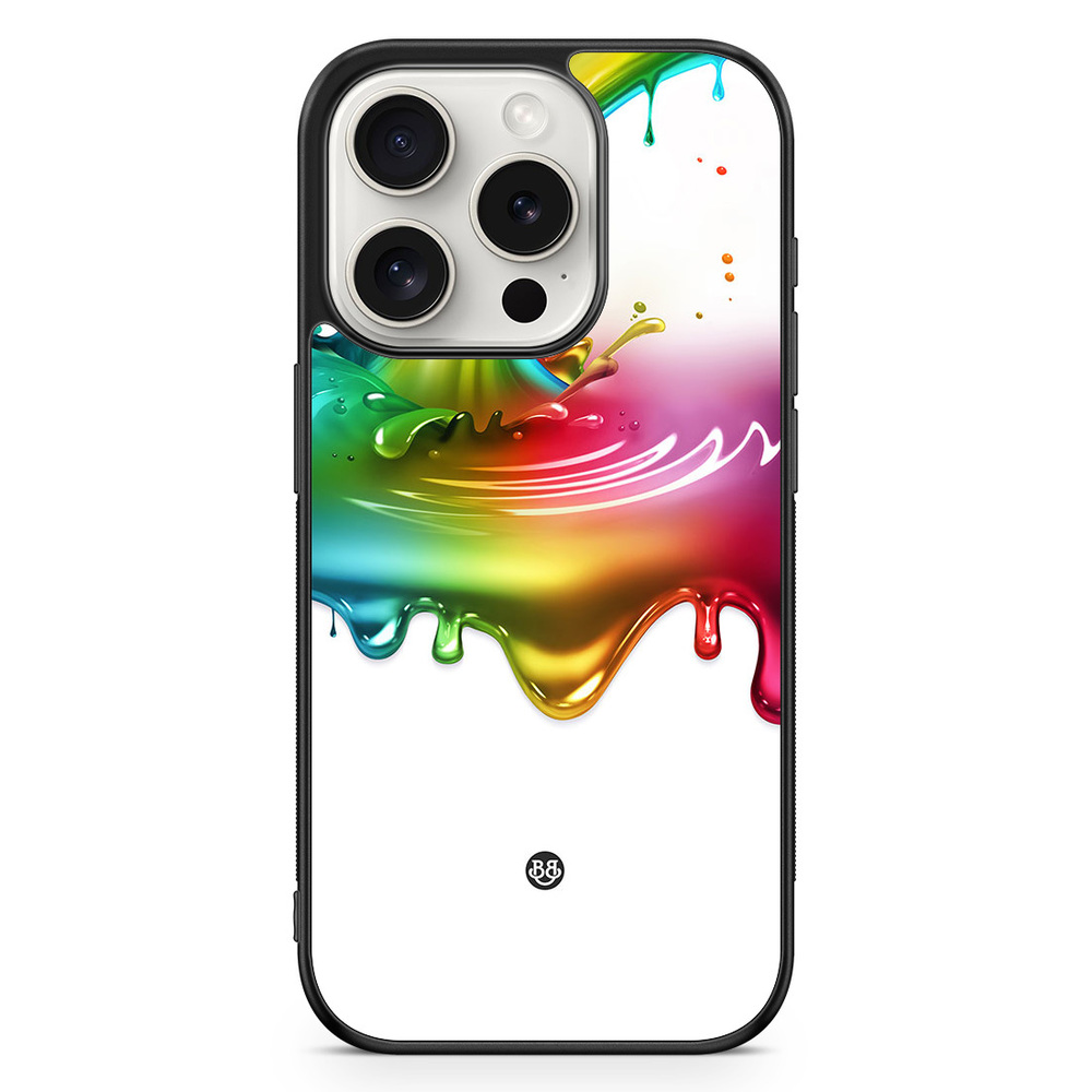 iPhone 15 Pro Case - Rainbow Splash