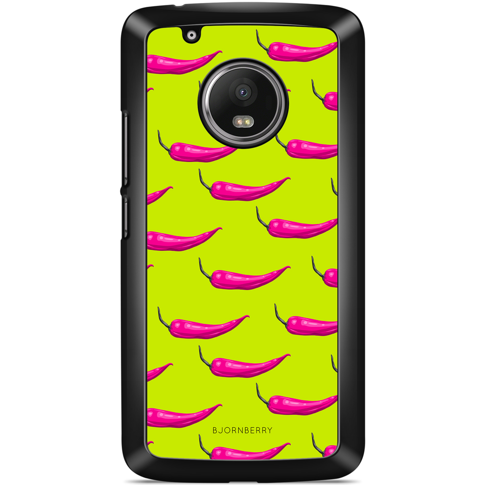 Motorola/Lenovo Moto G5 Case - Chilli Pattern