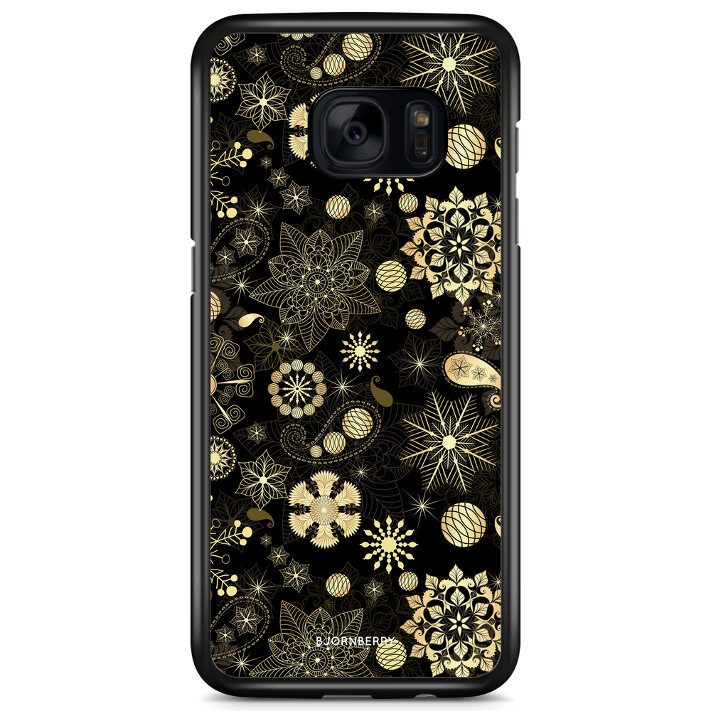 Samsung Galaxy S7 Edge Case - Christmas Glitter