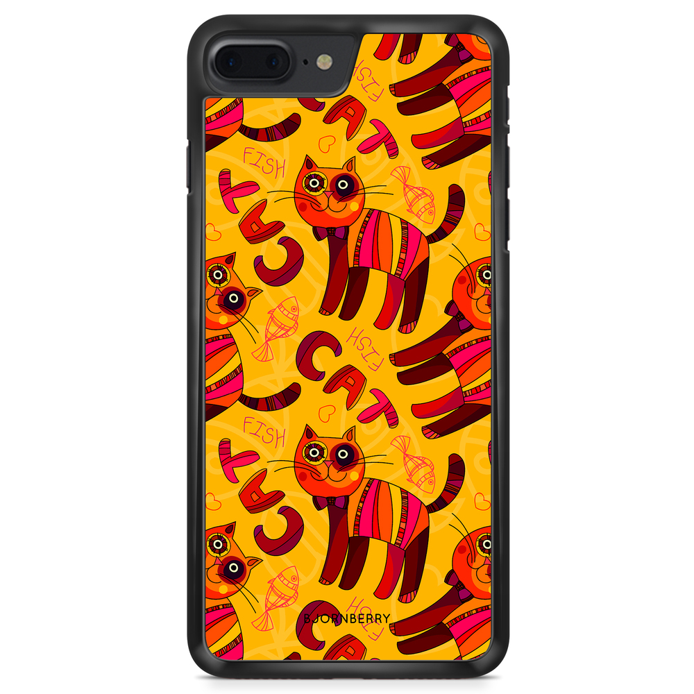 iPhone 8 Plus Case - Cat & Fish