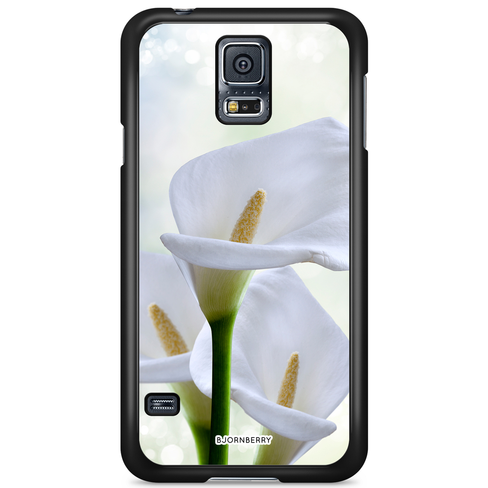 Samsung Galaxy S5/S5 NEO Case - White flower