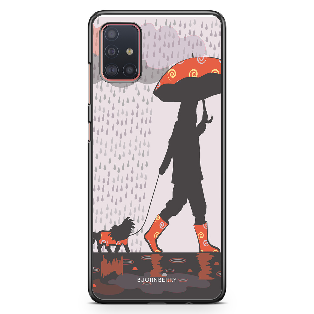 Samsung Galaxy A51 Case - Walking In The Rain