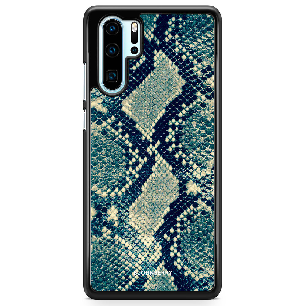 Huawei P30 Pro Case - Blue Snakeskin