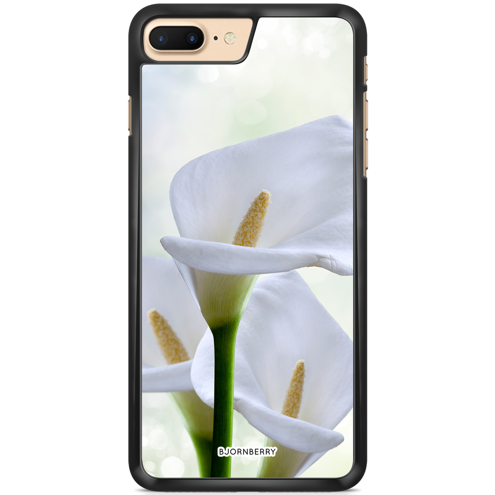 iPhone 7 Plus Skal - Vit Blomma