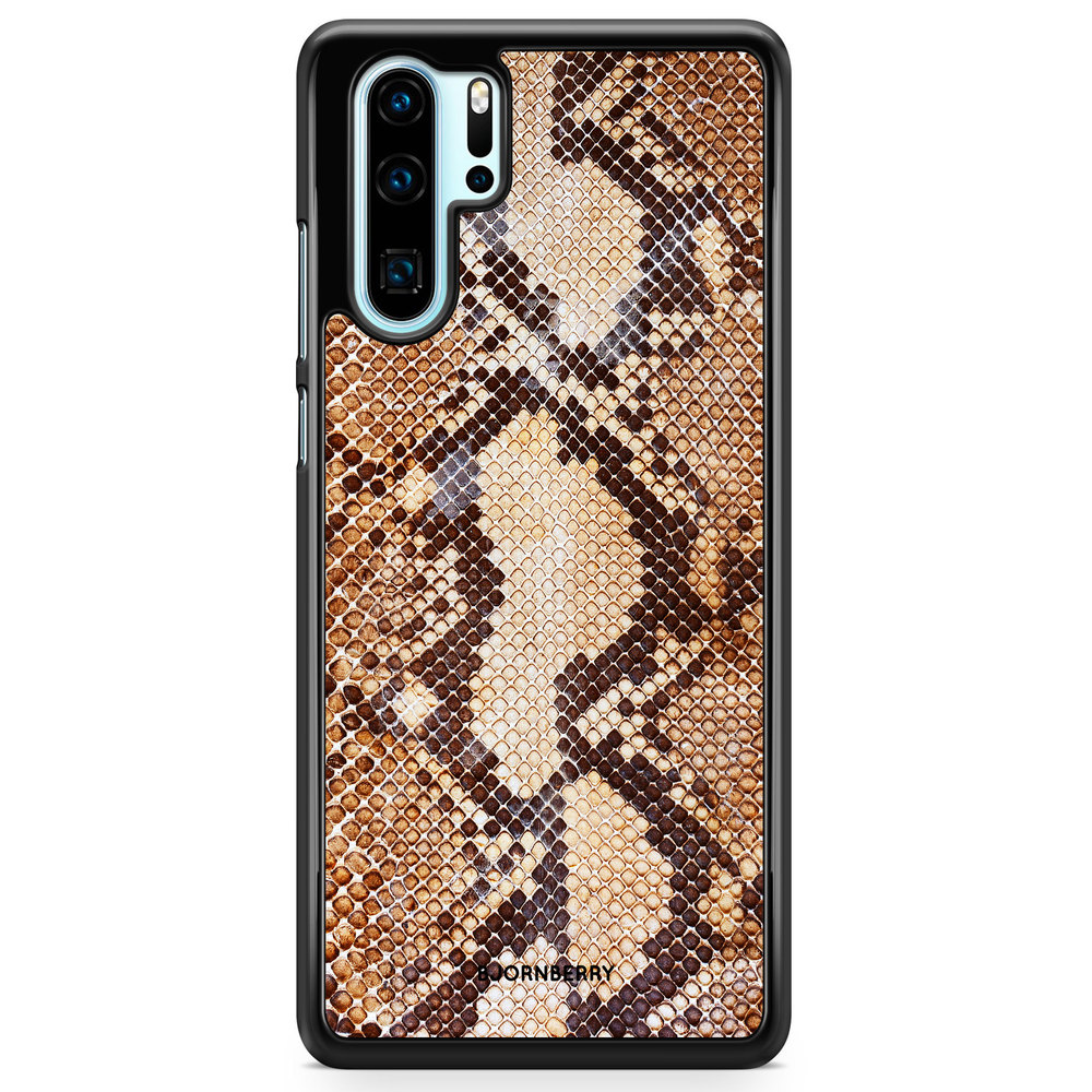 Huawei P30 Pro Case - Snakeskin Brown