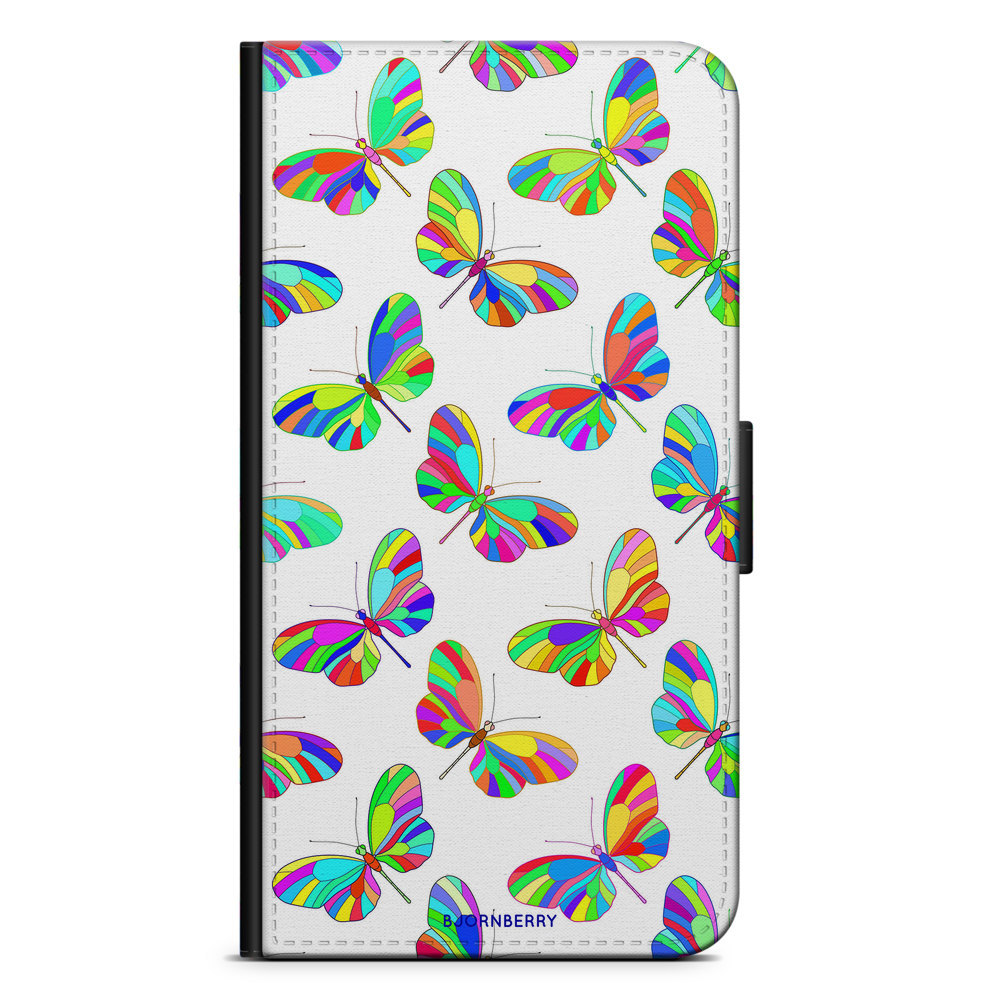 Huawei P10 Lite Wallet Case - Multi Butterflies