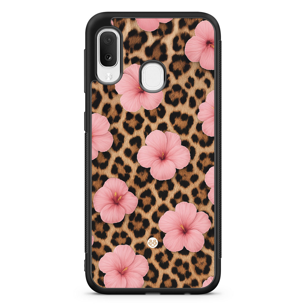 Samsung Galaxy A20e Case - WILD BLOOM - Leopard Flower