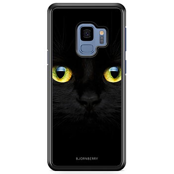 Samsung Galaxy S9 Case - Black Cat Close Up