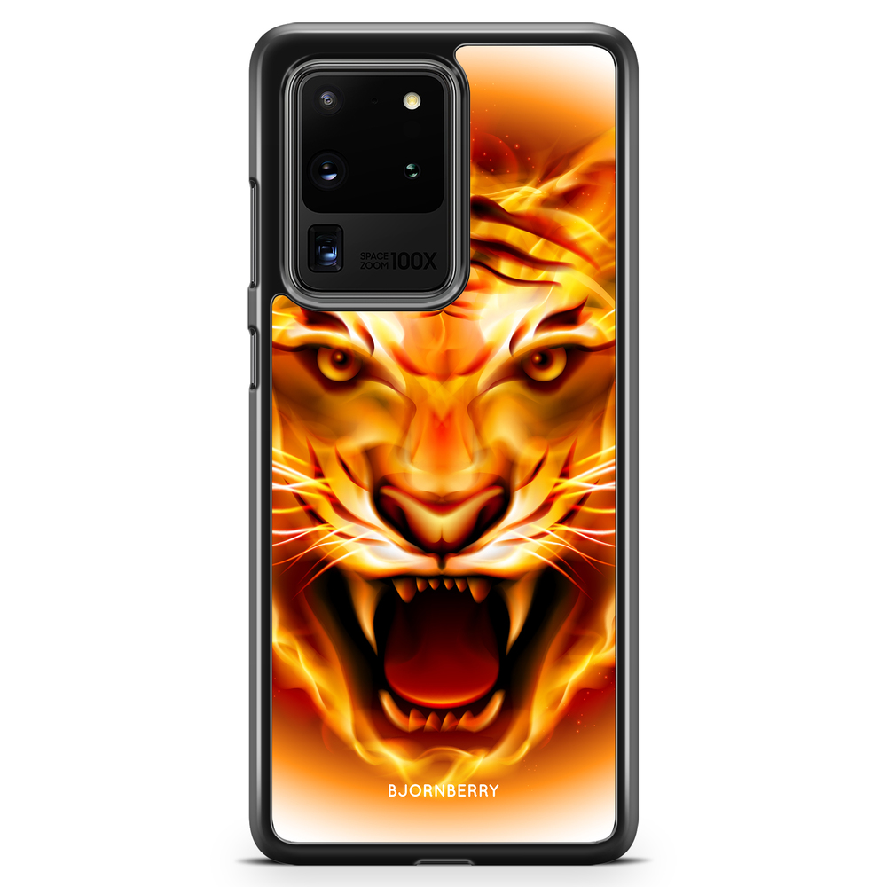 Samsung Galaxy S20 Ultra Case - Flames Tiger