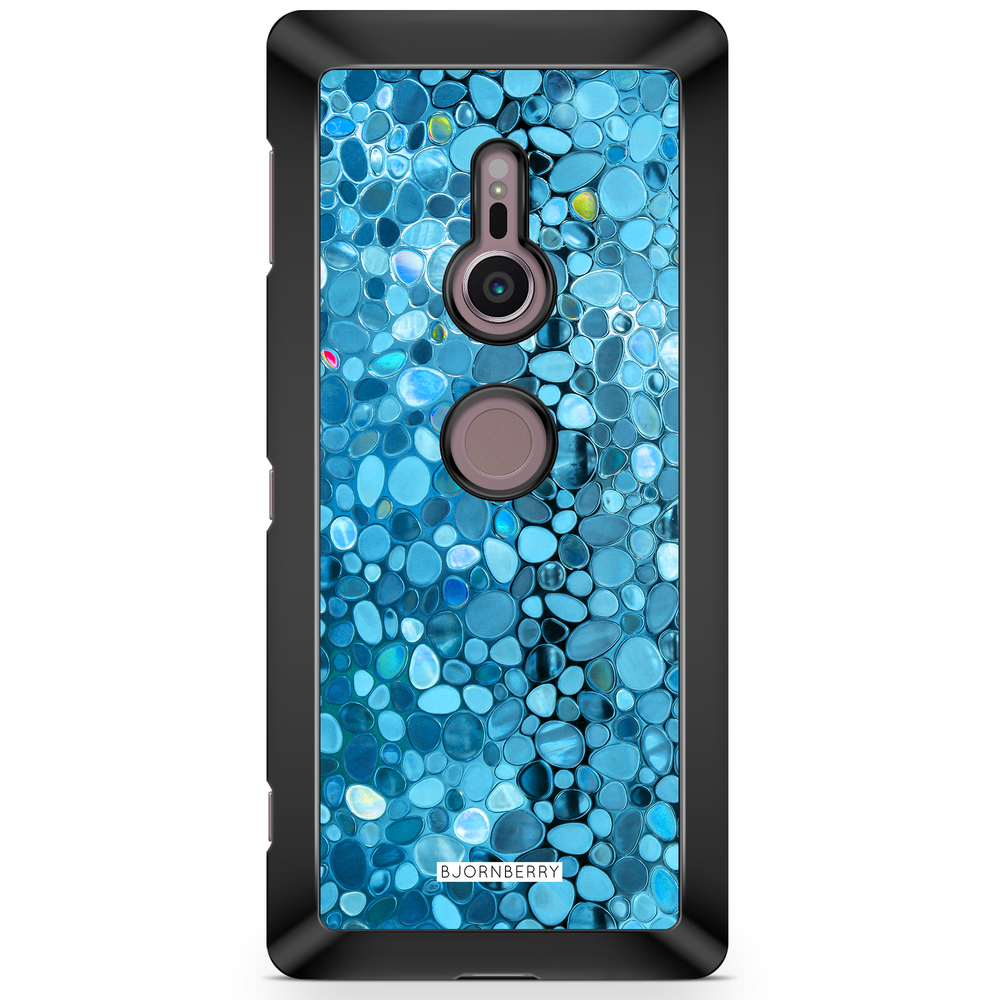Sony Xperia XZ2 Case  - Stained Glass Blue