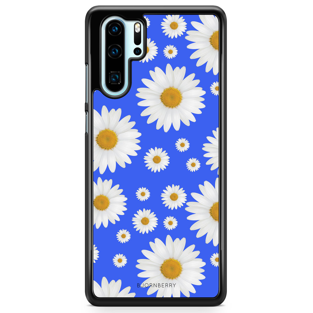 Huawei P30 Pro Case - Blue Daisy Flowers
