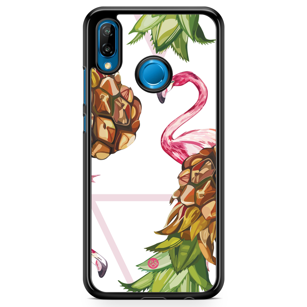 Huawei P20 Lite Case - Pineapple & Flamingo