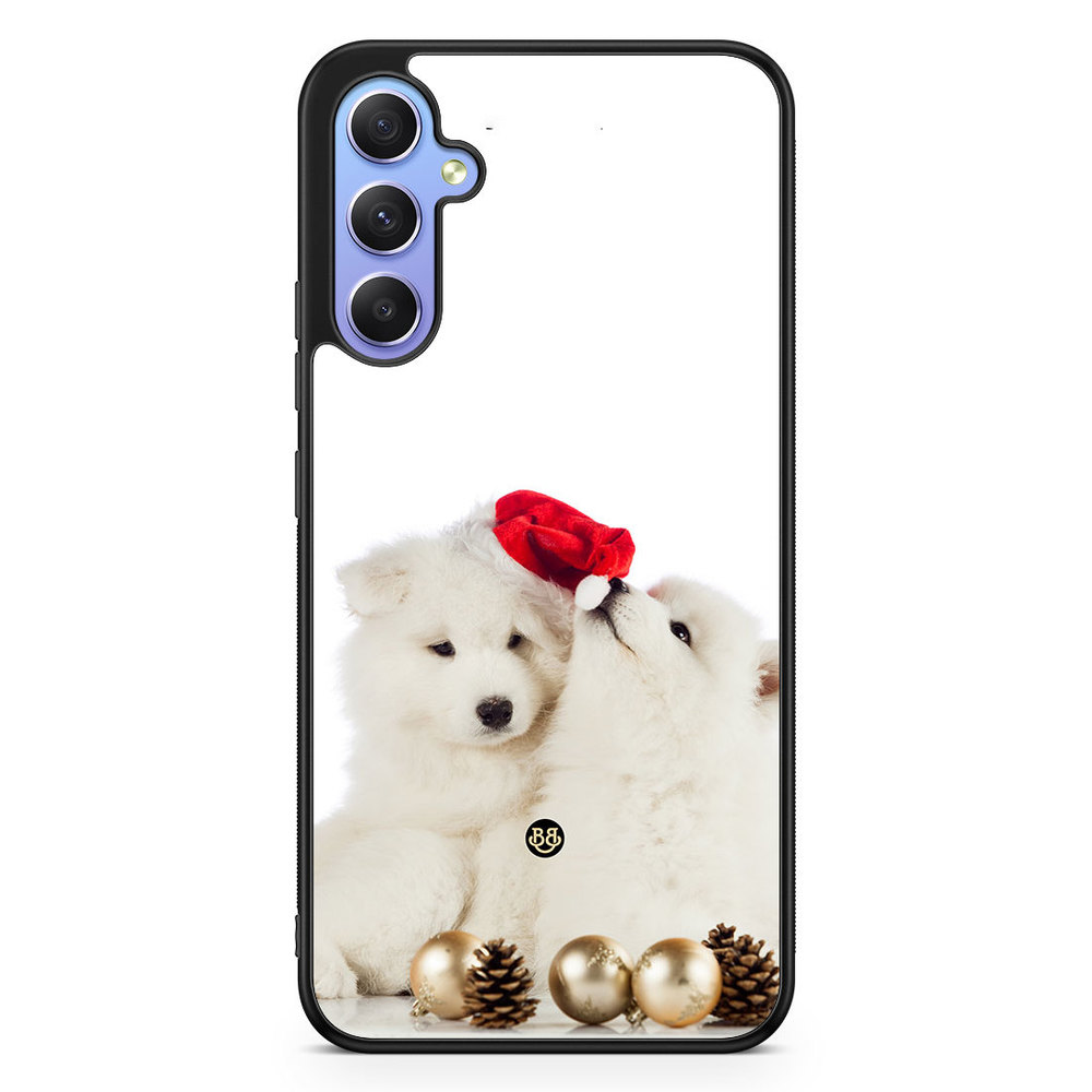 Samsung Galaxy A34 5G Case - Christmas Dogs