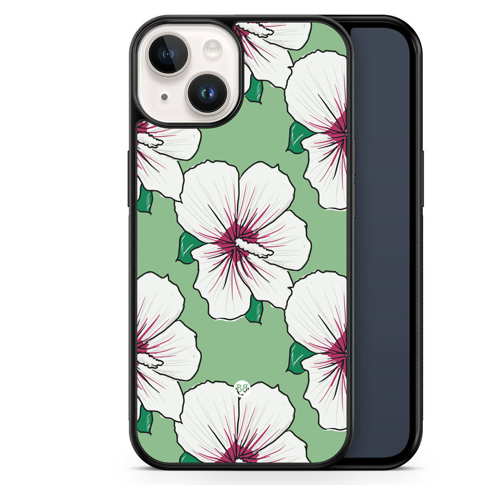 iPhone 14 Case - Creamy White Flowers