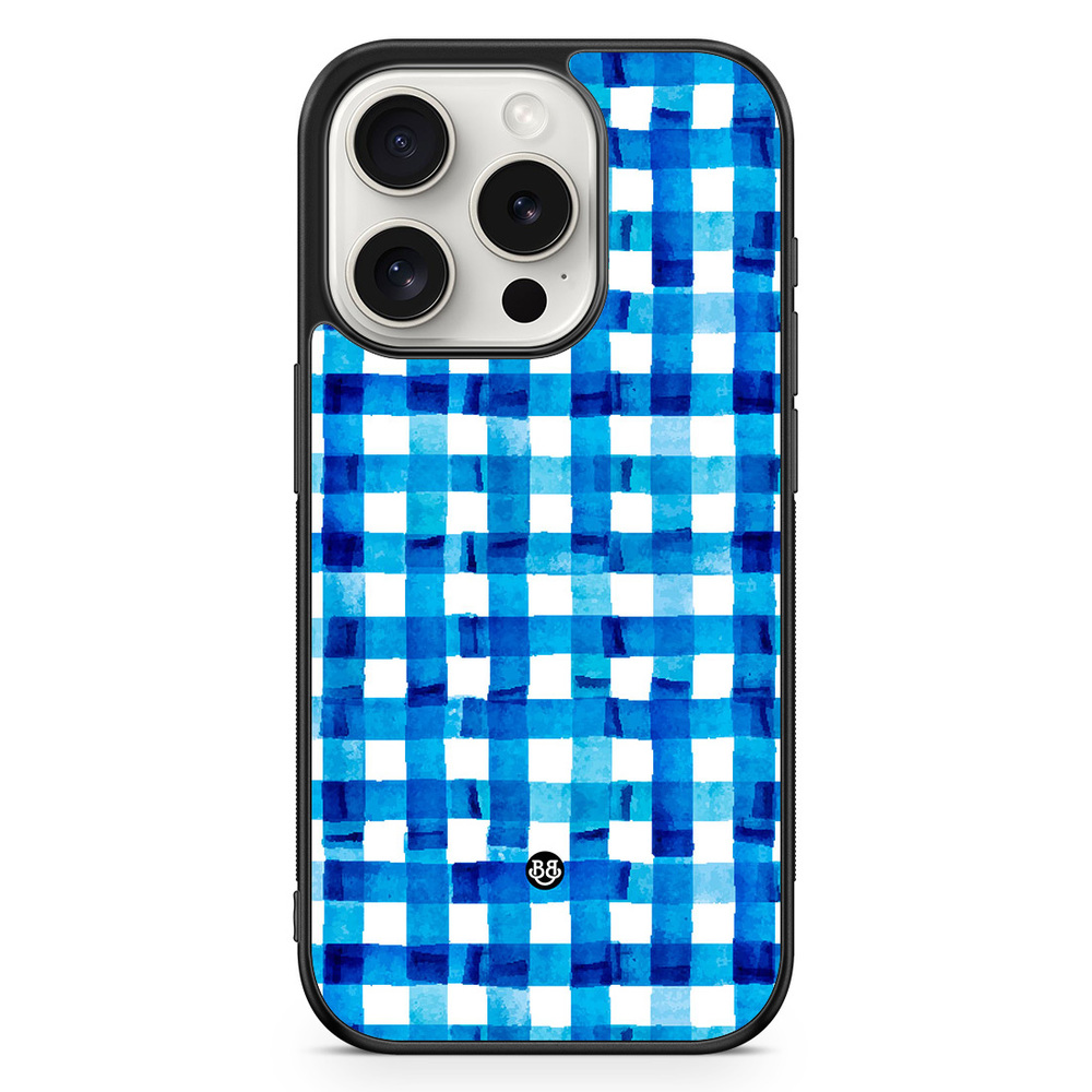 iPhone 15 Pro Case - Blue Stripes